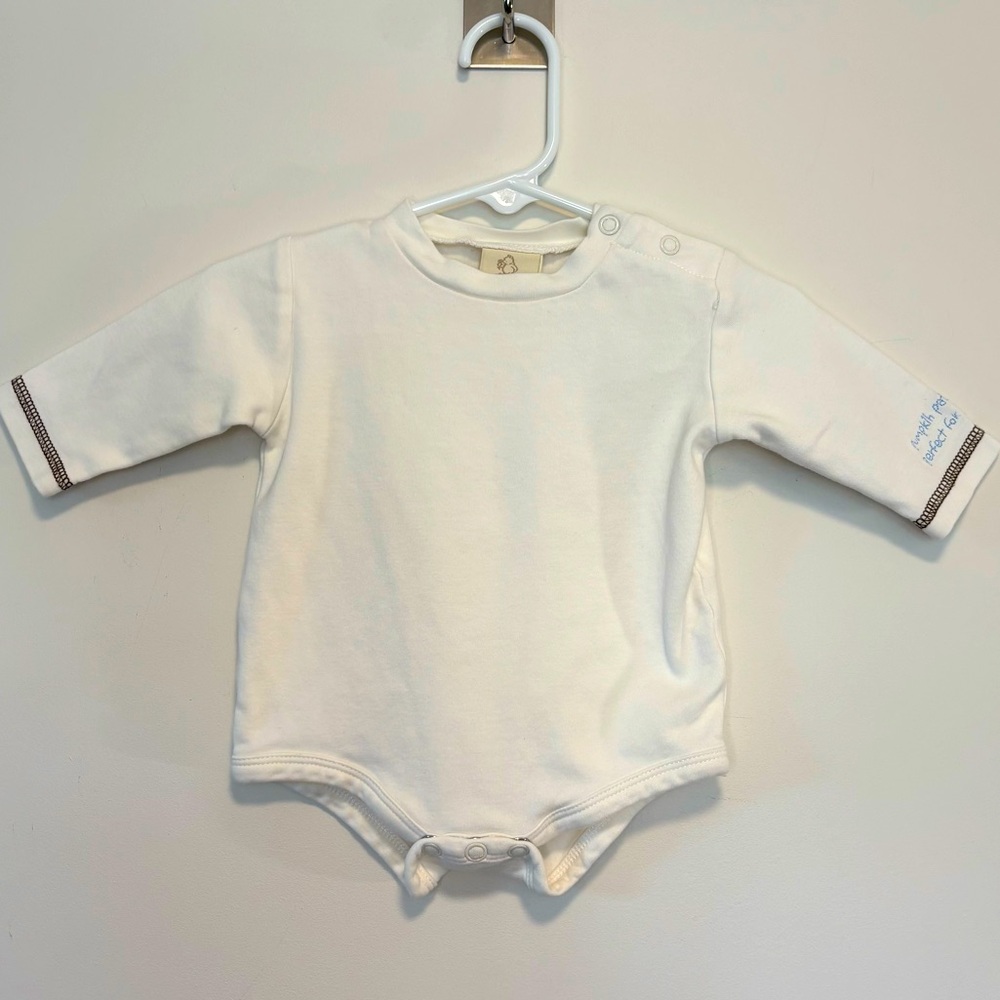 Vintage Classic Winnie the Pooh Long sleeve Bodysuit Pumpkin Patch Baby 3 Months